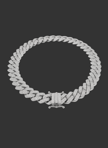 Thick Iced Cuban Chain - Bold and Stylish Jewelry for a Dazzling Look