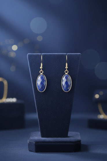 Natural Stone Crystal Earrings European And American Style