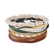 Vintage Punk Leather Wrap Bracelet - Multilayer Beaded Bracelet for Men & Women