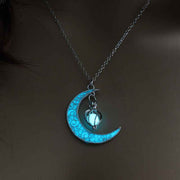 Radiant Crystal Pendant Necklace with Silver Plated Chain