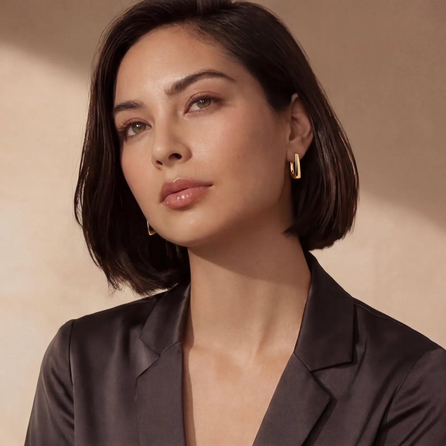 Golden Hour Huggie Earrings | Radiant Links Shop