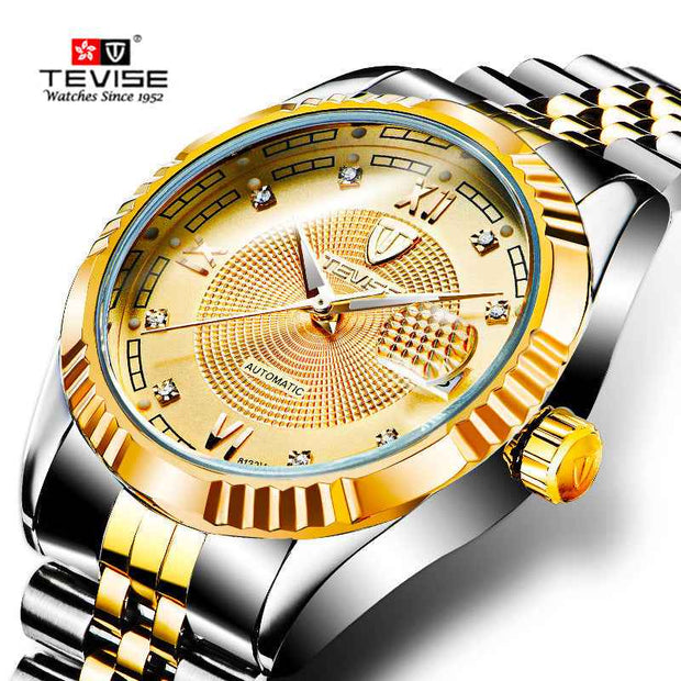 Teweisi Waterproof Automatic Geneva Men&