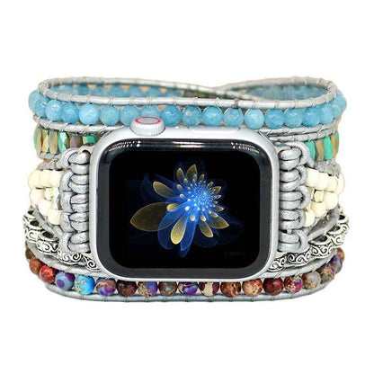 Hand-woven Stone Bead Watch – European and American Popular Accessories
