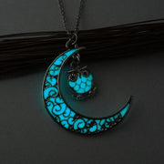 Radiant Crystal Pendant Necklace with Silver Plated Chain