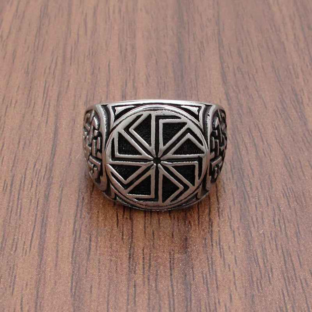 Personalized Viking Ring - Retro Nordic Men&