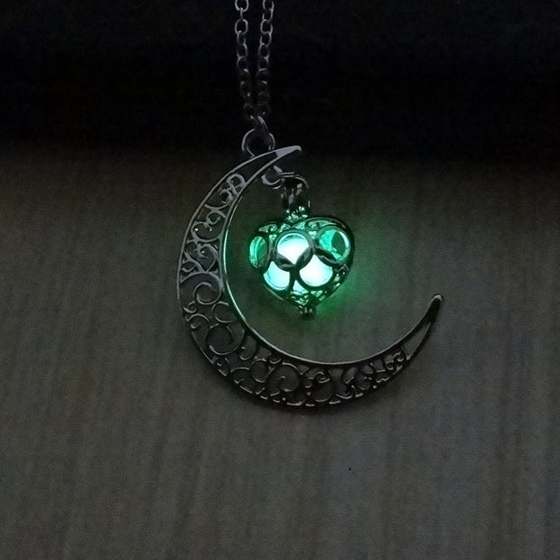 Radiant Crystal Pendant Necklace with Silver Plated Chain