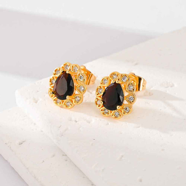 Fashion Multi-Color Zircon Earrings for Women - Stylish Accessories
