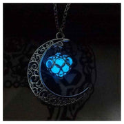 Radiant Crystal Pendant Necklace with Silver Plated Chain