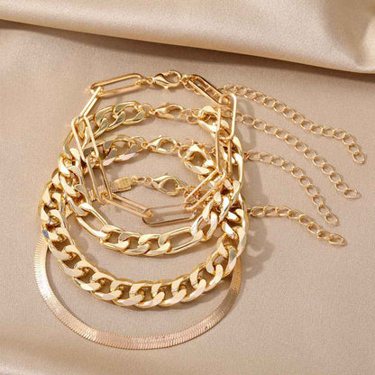 Vintage Metal Bracelet Set for Men and Women
