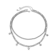 Mens Pentagram Pendant Necklace - Simple Fashion Accessory
