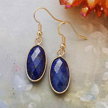 Natural Stone Crystal Earrings European And American Style