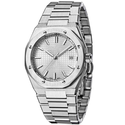 Men's Casual Mechanical Watch - Fashion Business Steel Timepiece for Men