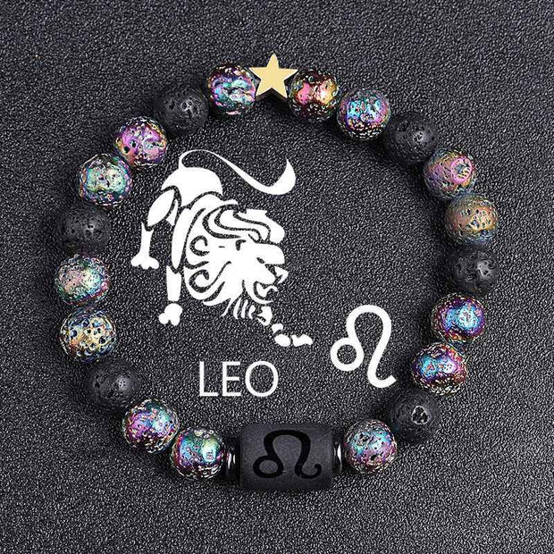 European and American Zodiac Twelve Constellation Bracelet - Beaded Design